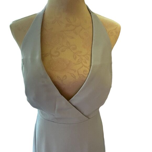 NWT BIRDIE GREY Women’s Halter Gray Cocktail/Party/Bridesmaid Lined Dress Size M - Picture 4 of 15